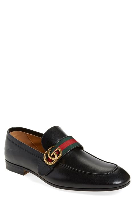 gucci loafers men black no back|men Gucci loafers brown style.